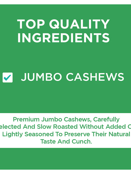 Roasted Salted Jumbo W240 Cashews | 200 g