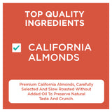 California Almonds Roasted, Lightly Salted (Pack of 12 x40g each) - 480g