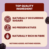 Nutty Gritties Ajwa Dates | Naturally Sweet, Soft Texture | Pack of 5 x 350g Each - 1.75Kg