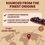 Nutty Gritties Kalmi Dates | Naturally Sweet, Soft & Juicy | No Added Sugar | 350g