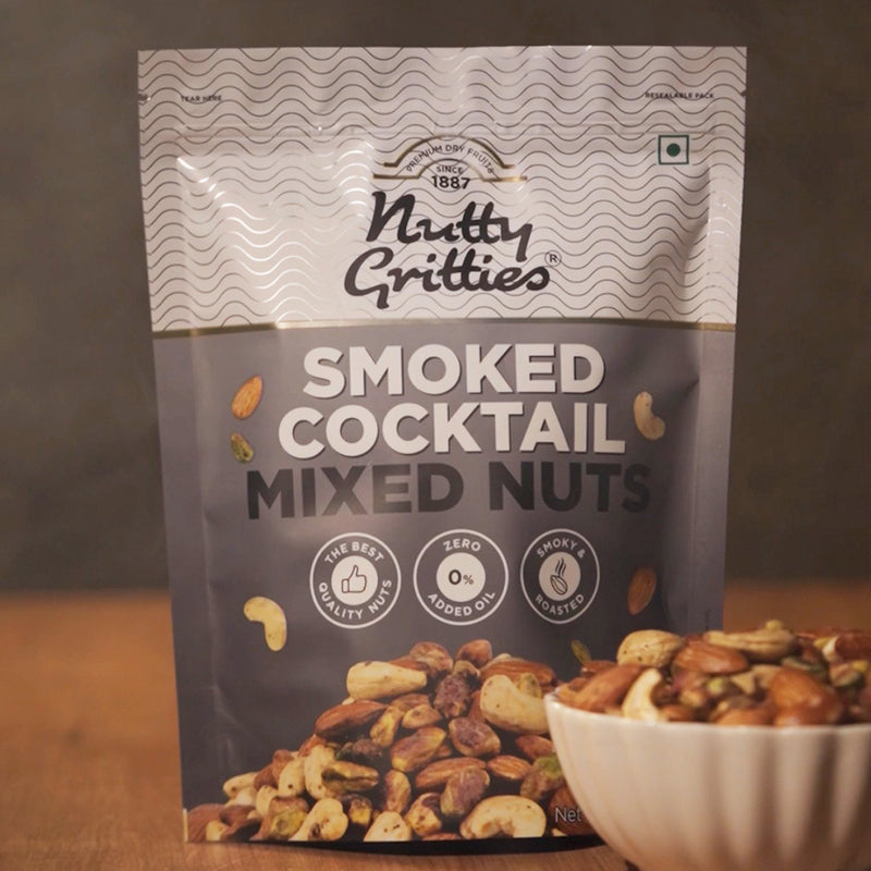 Smoked Cocktail Mixed Nuts - 200g