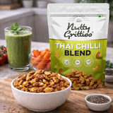 Barbeque Almonds, Thai Chilli Blend, Pepper Cashews Combo - 600g