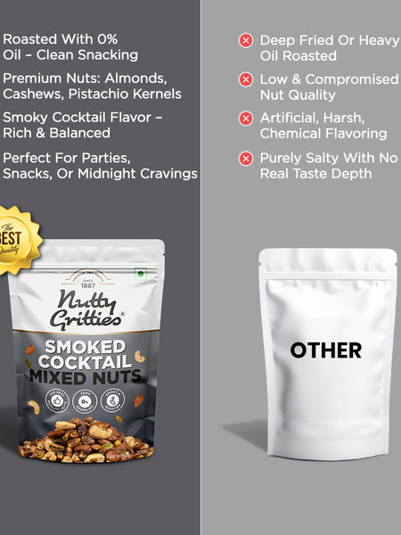 Smoked Cocktail Mixed Nuts  | 200 g
