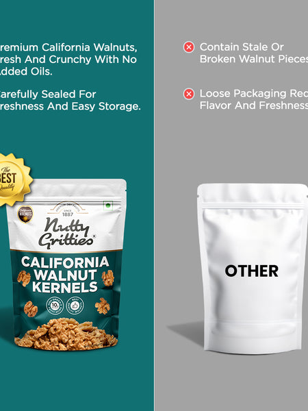 California Walnut Kernels | Premium Walnuts | 200 g