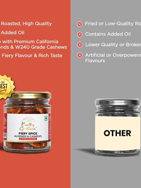 Fiery Spice Almonds & Cashews - 100g