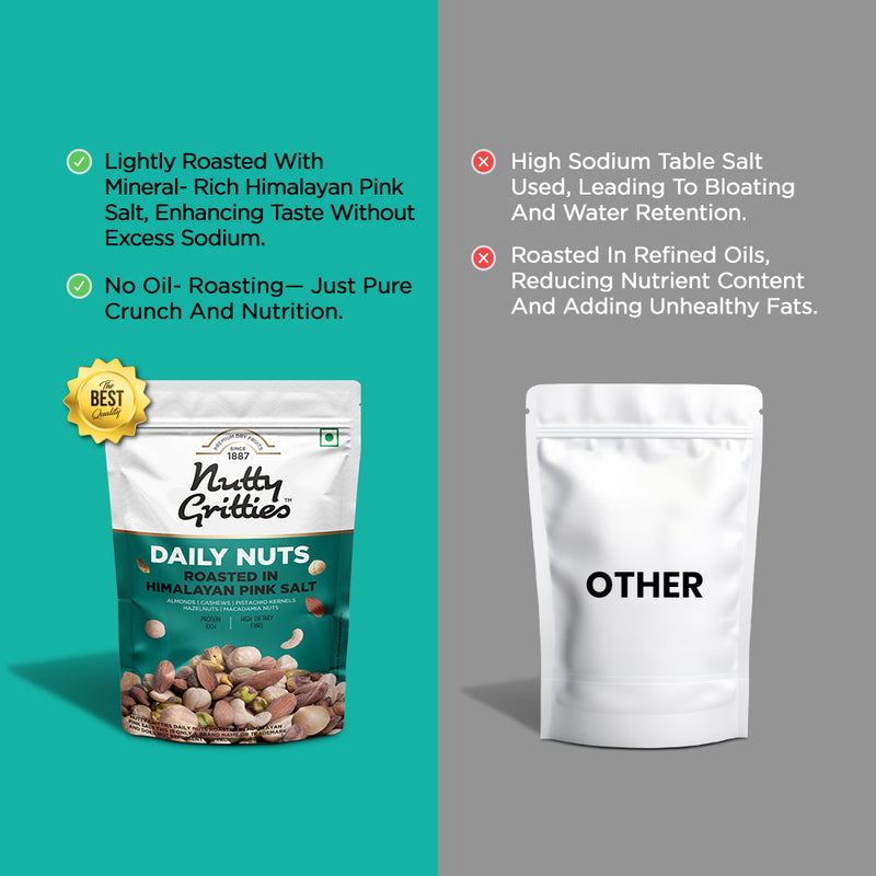 Daily Nuts Roasted in Himalayan Pink Salt - 200g