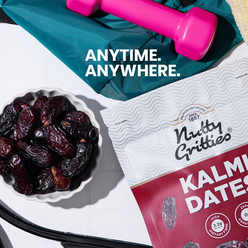 Nutty Gritties Kalmi Dates | Naturally Sweet, Soft & Juicy | No Added Sugar | 350g