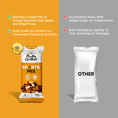 Sports Mix | Roasted Nuts & Dried Berries | Grab & Go Pack | 40 g
