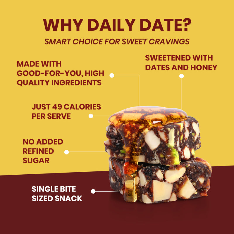 Nutty Gritties Daily Date – Guilt-Free Indulgent Snack (Pack of 10)