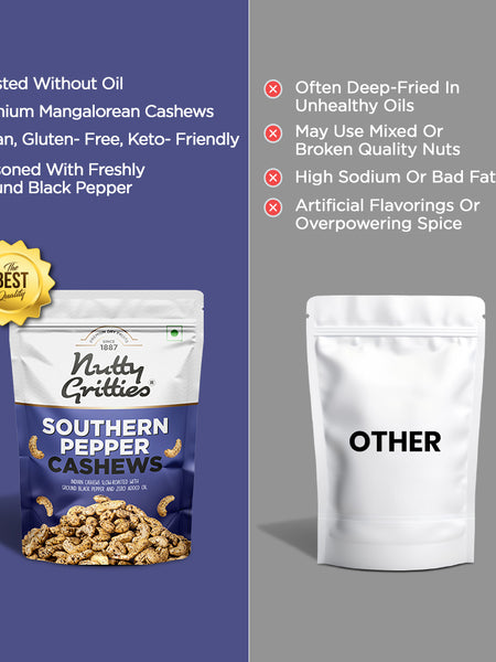 Southern Pepper Cashews  | 200 g