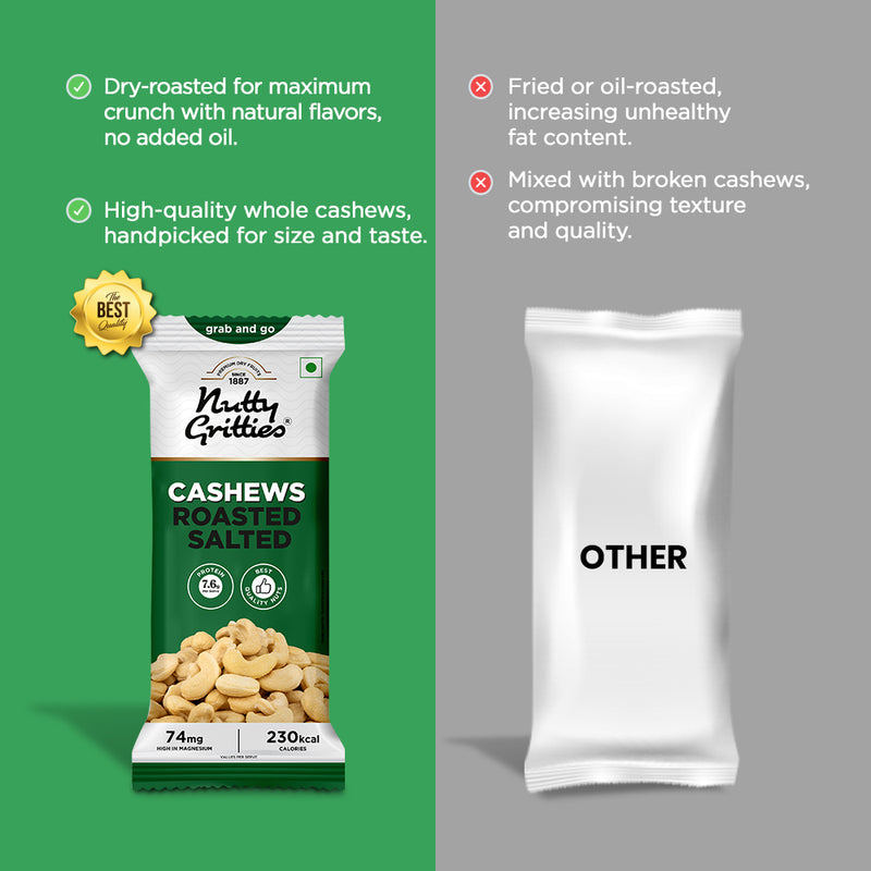 Cashews | Roasted & Lightly Salted | 40 g