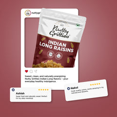 Indian Long Raisins | Naturally Sweet & Fruity | 200 g