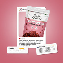Cranberries Dried & Sliced - 200g