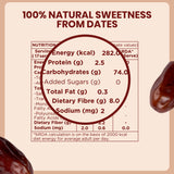 Nutty Gritties Omani Dates | Soft & Juicy, Naturally Sweet | No Added Suga | 500g