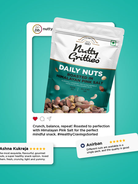 Daily Nuts Roasted in Himalayan Pink Salt - 200g