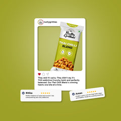 Thai Chilli Blend Trail Mix | Spicy Roasted Almonds, Cashews & Peanuts | 40 g