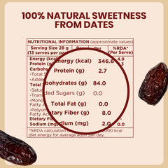 Nutty Gritties Kalmi Dates | Naturally Sweet, Soft & Juicy | No Added Sugar | 350g