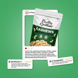Salted Roasted Cashews, lightly salted Premium Jumbo size - 200g