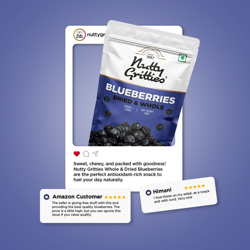 Dried Blueberries - 150g