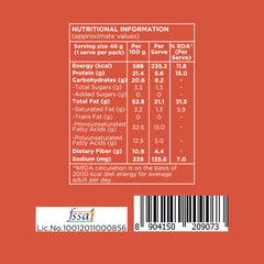 California Almonds Roasted, Lightly Salted (Pack of 6x40g each) - 240g