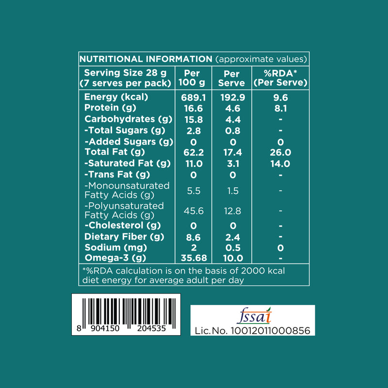 California Walnut Kernels (Pack of 2 x 200g Each ) - 400g