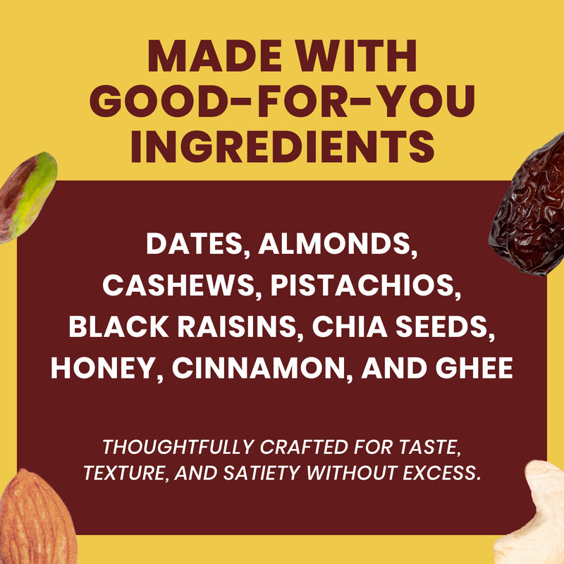 Nutty Gritties Daily Date – Guilt-Free Indulgent Snack (Pack of 10)