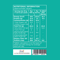 Daily Nuts Roasted in Himalayan Pink Salt  (Pack of  6 x 35g each) - 210g