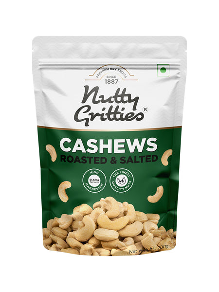Salted Roasted Cashews, lightly salted Premium Jumbo size - 200g