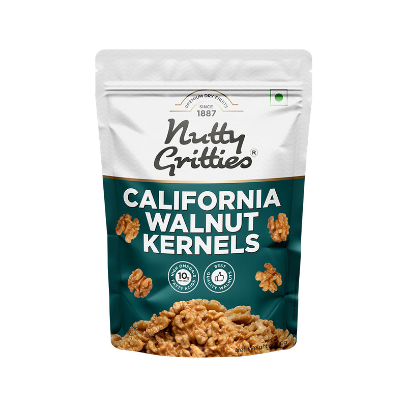 California Walnut Kernels 800gm (Pack of 4 x 200gm)