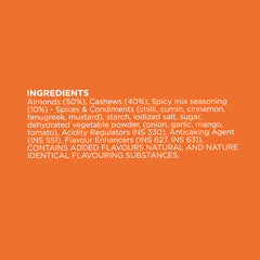 Fiery Indian Spiced  Almonds & Cashews 180g