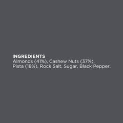 Smoked Cocktail Mixed Nuts | Smoked Flavour Almonds, Cashews & Pistachios | 40 g