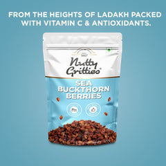 Nutty Gritties Sea Buckthorn Berries 100g | Made in India | Sourced from Ladakh