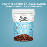 Nutty Gritties Sea Buckthorn Berries 100g | Made in India | Sourced from Ladakh