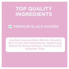 Black Raisins | Naturally Sweet & Fruity | 200 g