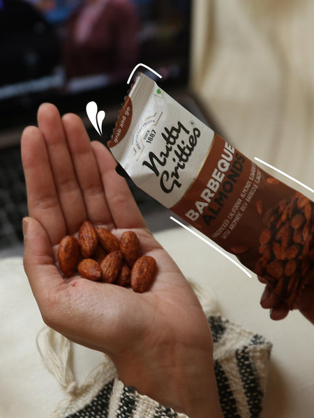 Grab And Go Mix Combo Sports Mix, Roasted Salted Almonds & Cashews, Thai Chilli Blend, Pepper Cashews, Barbeque Almonds (Pack of 6x40g each ) - 240g
