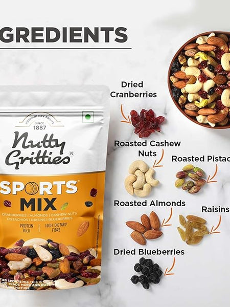 Combo Pack - Sports Mix 350 g, Super Seeds Mix 200g - 550g