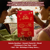 Nutty Gritties Celebrating Traditions Premium Gift Box | Gourmet Nuts, Dry Fruits & Better-for-You Snacks | Festive & Corporate Gift Hamper 206g