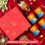 Festive Edition Gift Box – Sustainable Gifting in Premium Reusable Tin Jars (800g)
