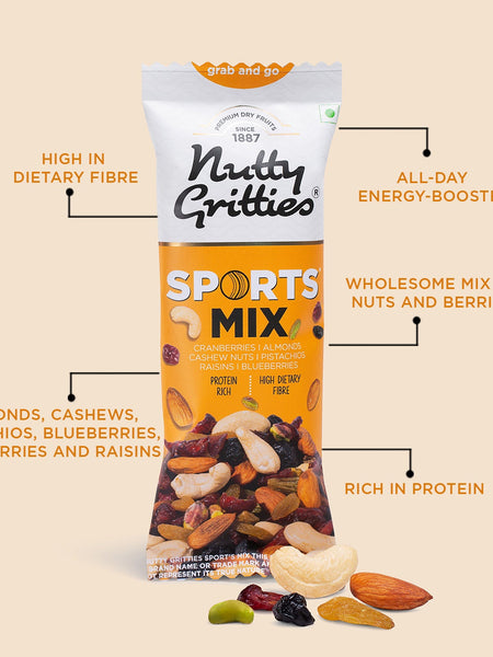 Sports Mix (Pack of 6 x40g each) - 240g