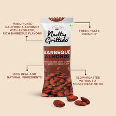 Barbeque Almonds (Pack of 6X40g each) 240g