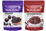Dried Sweet Cranberries + Pitted Prunes Combo pack - 400g