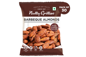 Barbeque Almonds (Pack of 30 x 21 g Each) - 630g