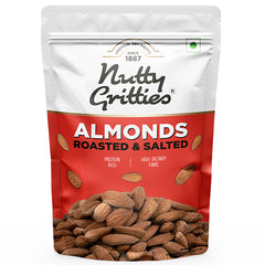 Roasted Almonds, lightly salted -  200g