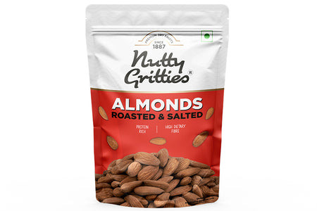 Roasted Almonds, lightly salted -  200g