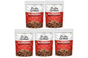 Roasted Salted Almonds (Pack of 5 x 200g Each ) - 1kg