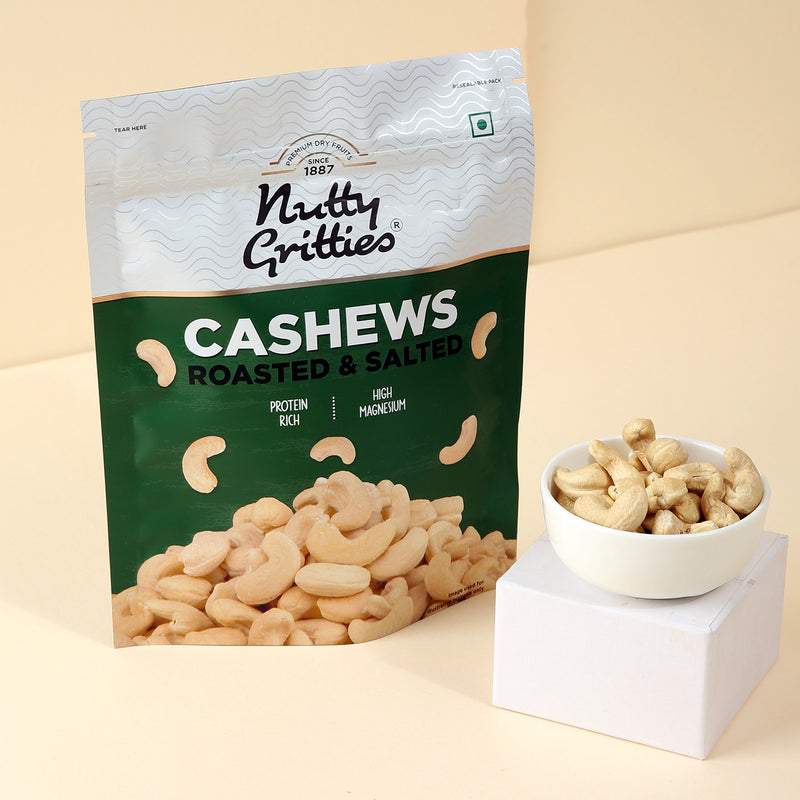 Roasted Salted Almonds, Cashews and Pistachios Combo Pack - 600g