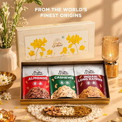Nutty Gritties Platinum Collection | Exceptional Roasted & Salted Nuts | Gift Box | 600g