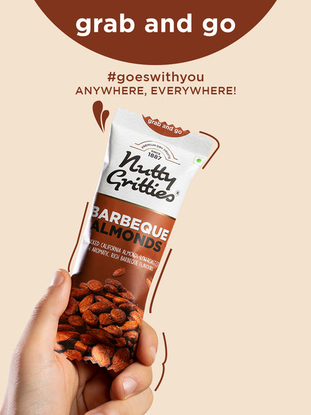 Barbeque Almonds (Pack of 6X40g each) 240g