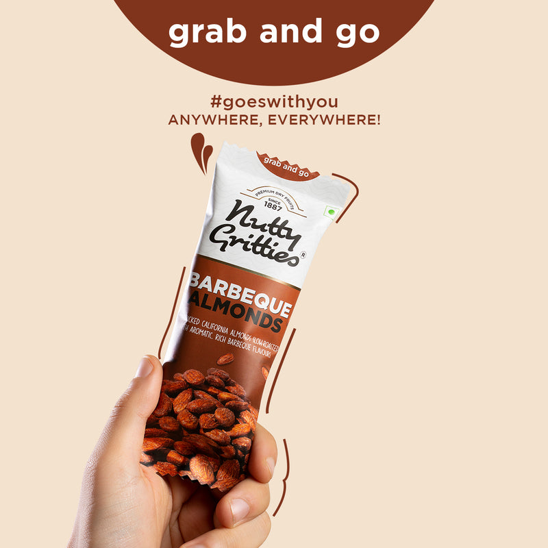 Barbeque Almonds (Pack of 6X40g each) 240g