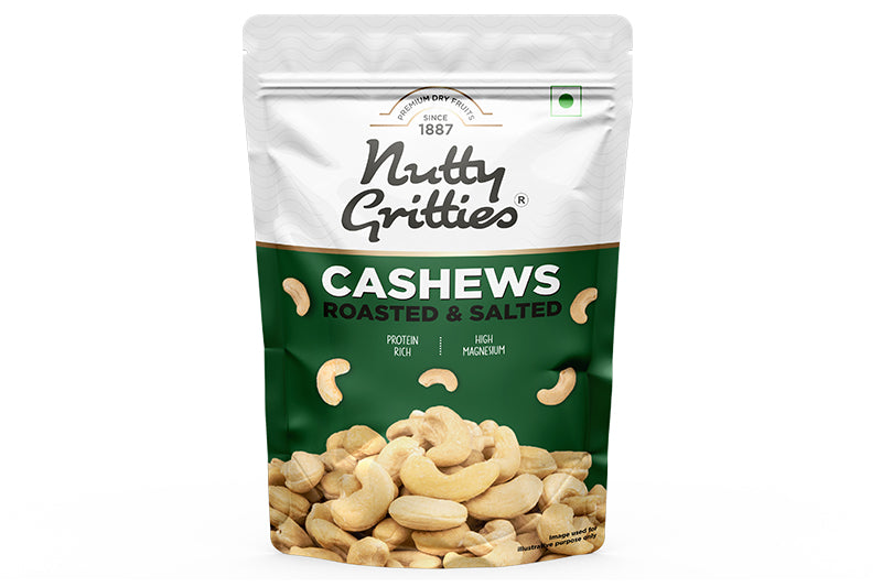 Salted Roasted Cashews, lightly salted Premium Jumbo size - 200g